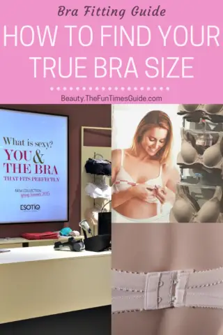 How to find your true bra size - use this free online bra fitting guide!