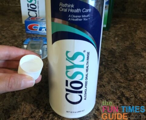 Closys mouthwash for whiter teeth
