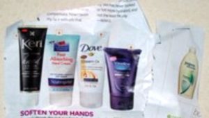 Pages I tore from magazines and carried with me into stores to find the best body lotion for dry skin 