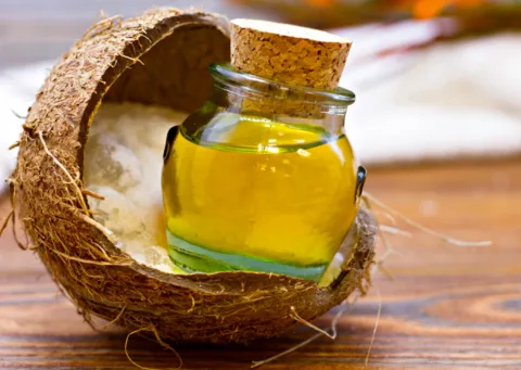 All natural honey and coconut oil are great moisturizers for dry skin!